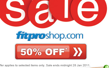 10% OFF. fitproshop exclusive member offer