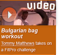 Bulgarian bag workout