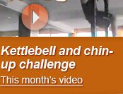 Kettlebell and chin-up challenge