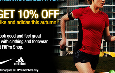 10% OFF. fitproshop exclusive member offer