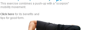 Advanced push-up